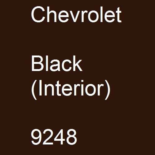 Chevrolet, Black (Interior), 9248.